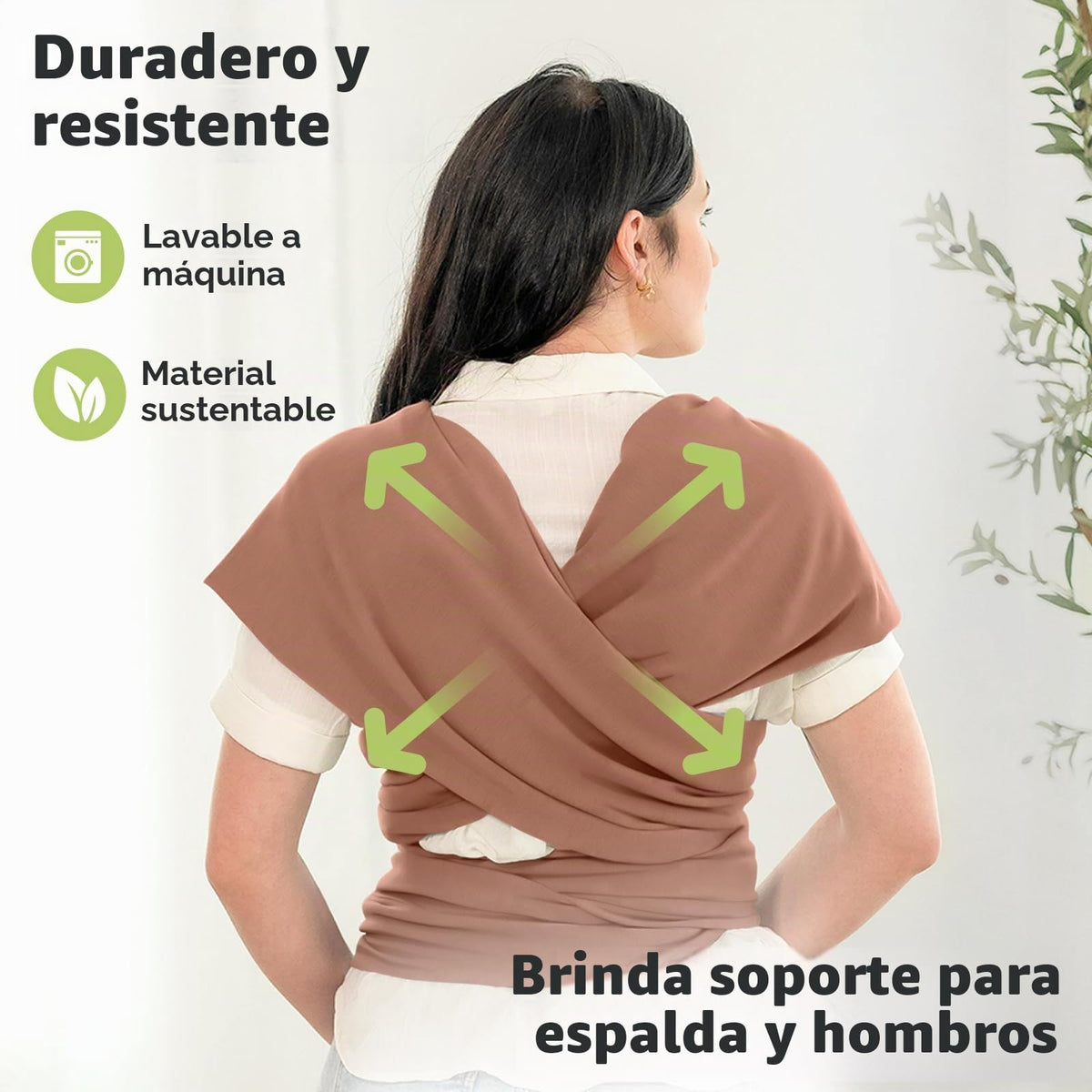 KeaBabies Portabebés Envoltura - Todo en 1 Portabebés Original para Bebé de Recién Nacido a Niño Pequeño, Fácil de Usar, Vinculación sin Manos, Ligero, Transpirable (Terracota)