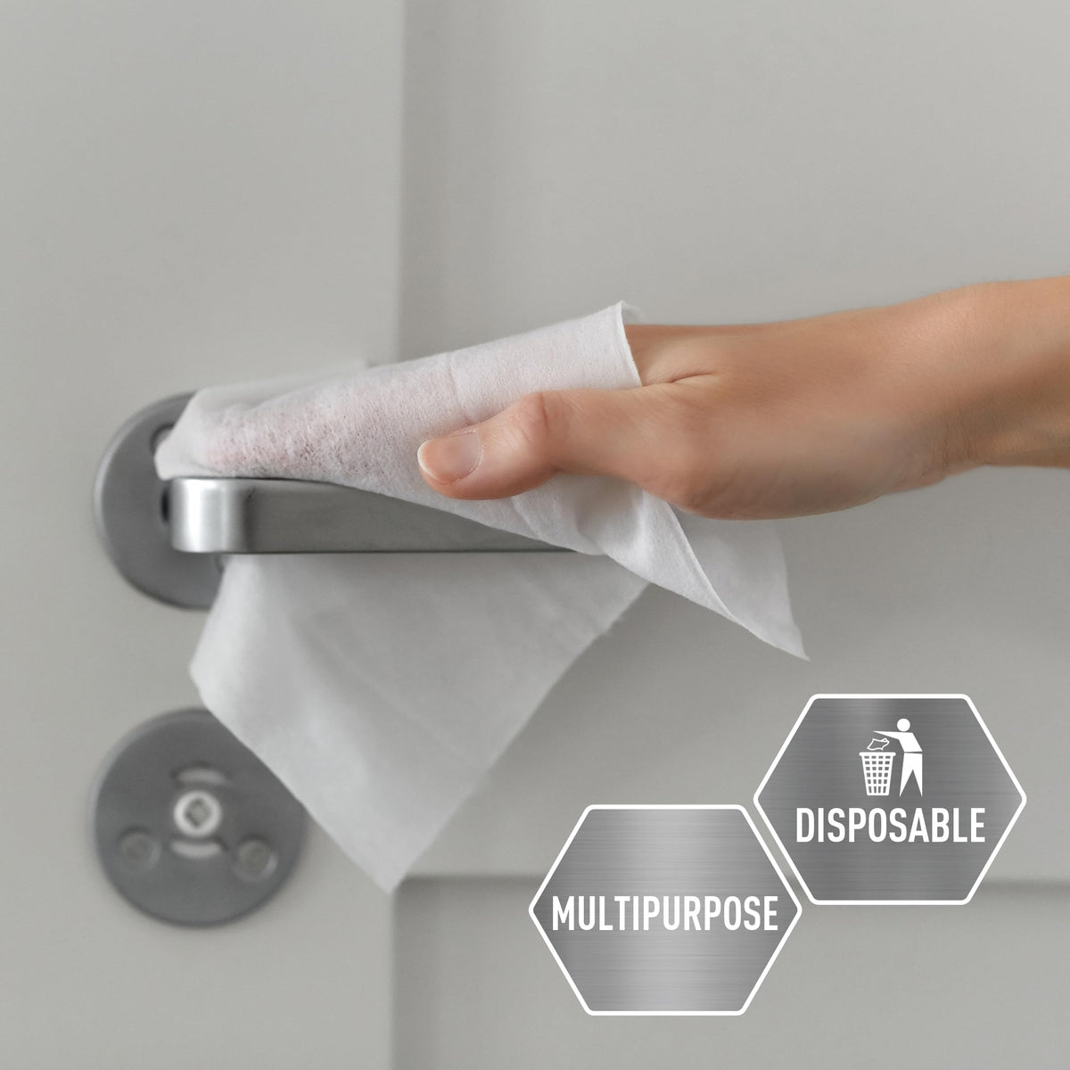 MED PRIDE - Toallas Spunlace de alta calidad, 90 unidades, 12 x 13 pulgadas, ultra suaves y duraderas, toallitas multiusos desechables, sin pelusas, sin látex, elásticas y absorbentes