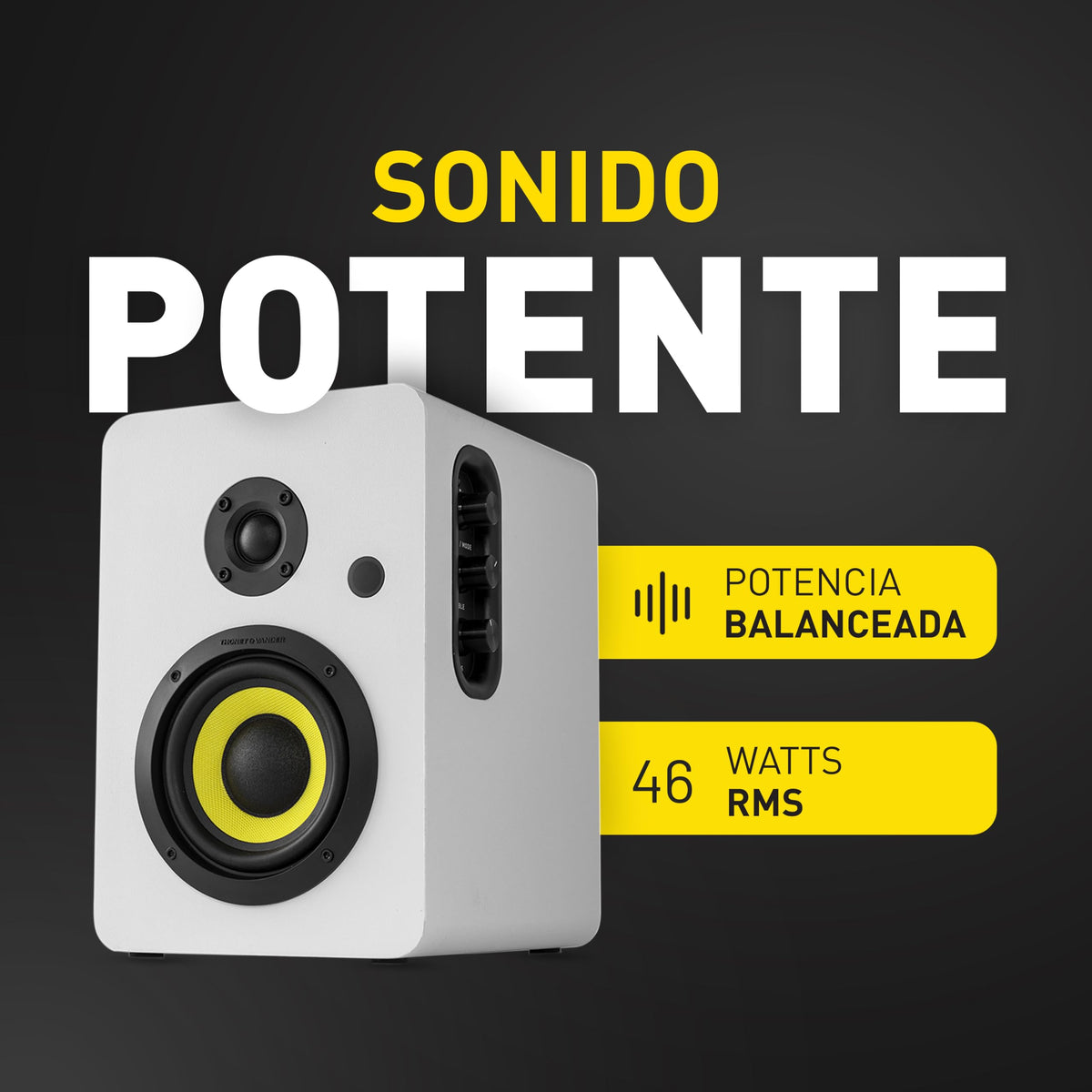Bocina Thonet & Vander Vertrag Cine Negro Sonido Envolvente para TV