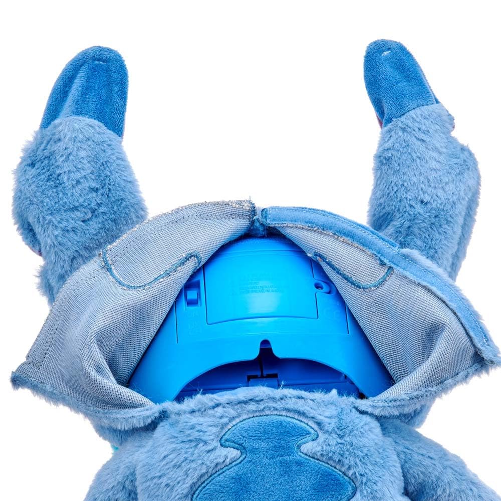 Disney Stitch FX - Peluche de Stitch de Lilo & Stitch, Peluche Electrónico de 45 cm, 100+ Combinaciones de Acciones y Sonidos, Juguete Realista con Sensores y Reacciones, 6+ años, Famosa (TTC29000)