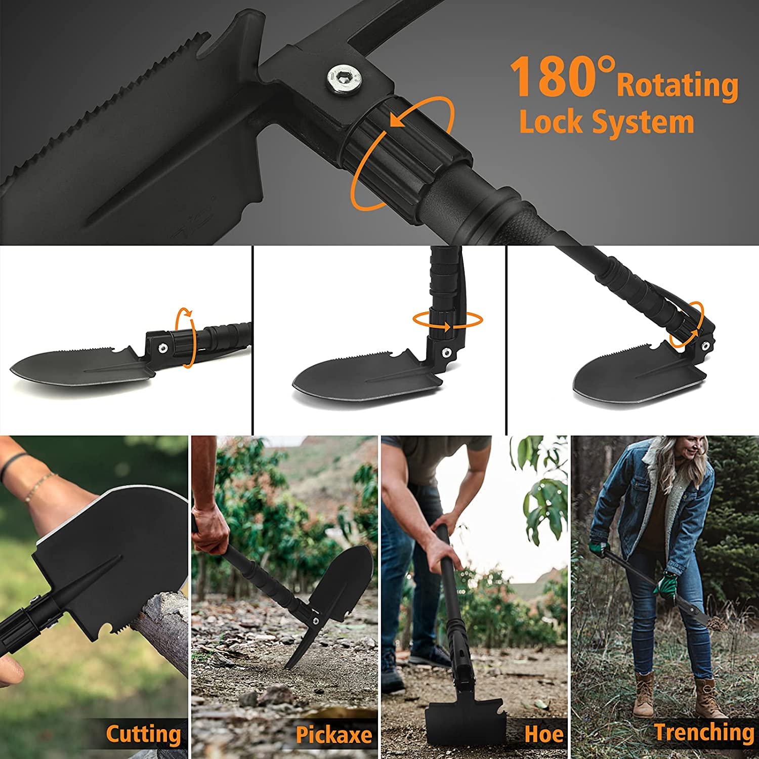 Herramienta multiherramienta de pala para jardinería