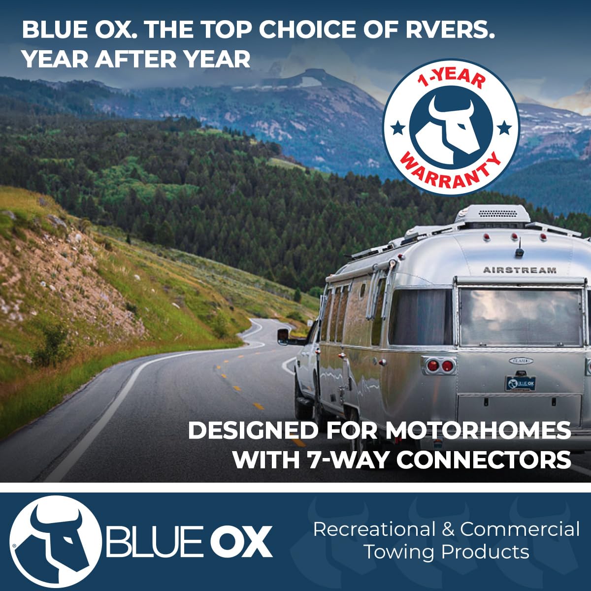 Blue Ox BX88206 - Cable en Espiral con Receptor Hembra