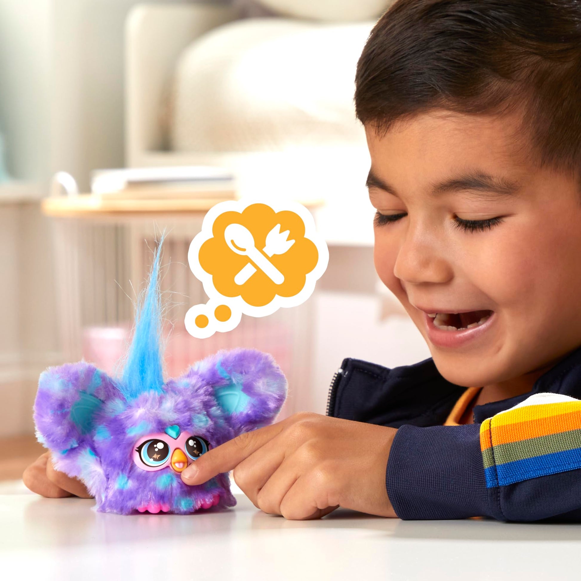 Furby Furblets - Miniamigo Groo-Vee - Morado - Peluches electrónicos para niños y niñas a Partir de 6 años