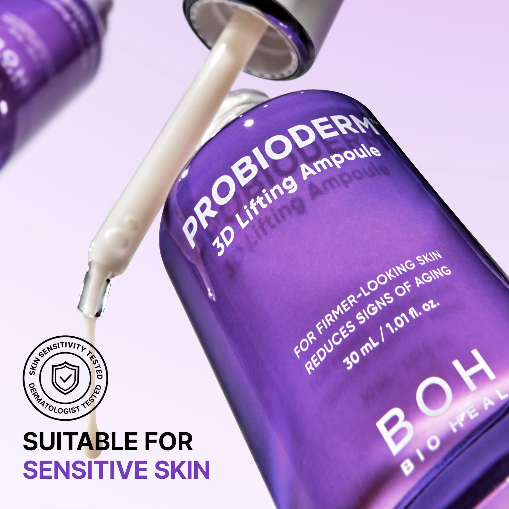 Suero reafirmante 3D Probioderm™ | Fórmula avanzada con probióticos y péptidos | Piel esculpida y firme | 30 ml