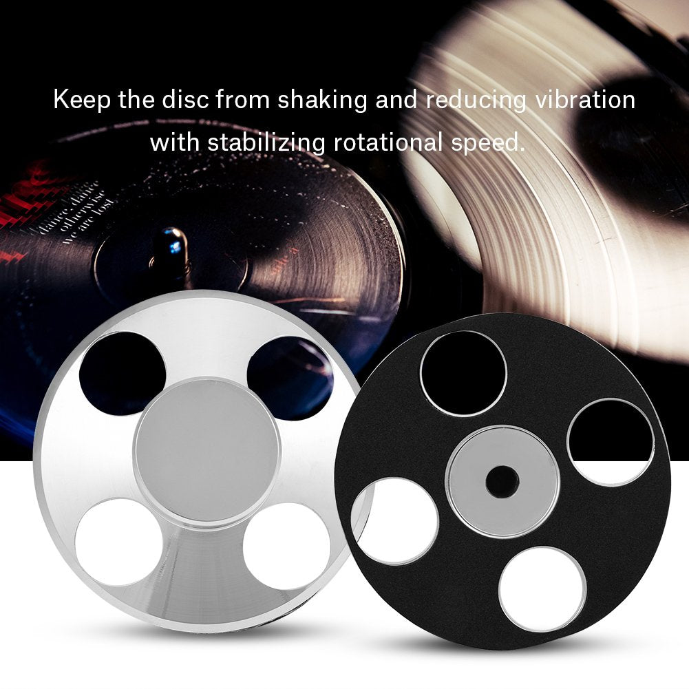 Estabilizador de Disco Pomya Metal LP Vinilo Audio