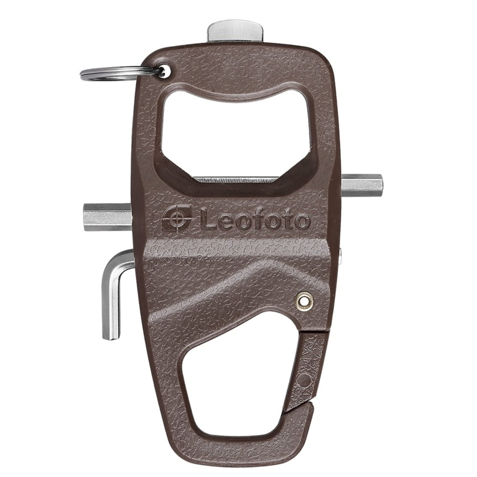 Leofoto MPL y MPL-2 Herramienta multifunción, práctica herramienta multisupervivencia, kit de llave Allen para fotógrafos, mosquetón para trípode (MPL)