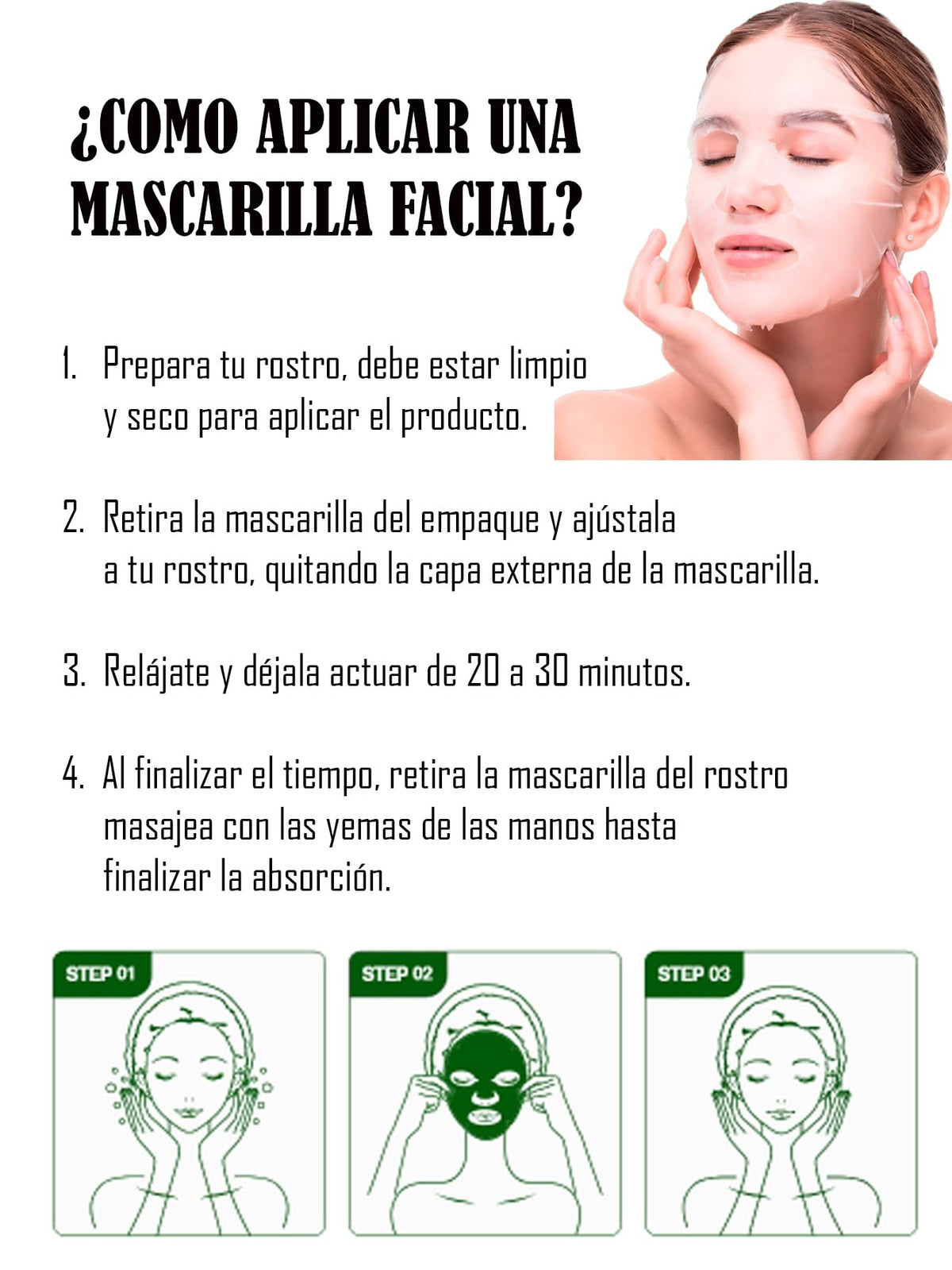 TONYMOLY I’m Real Mascarilla Facial de Algas Marinas 5 Pzs Purificante e Hidratante Coreana