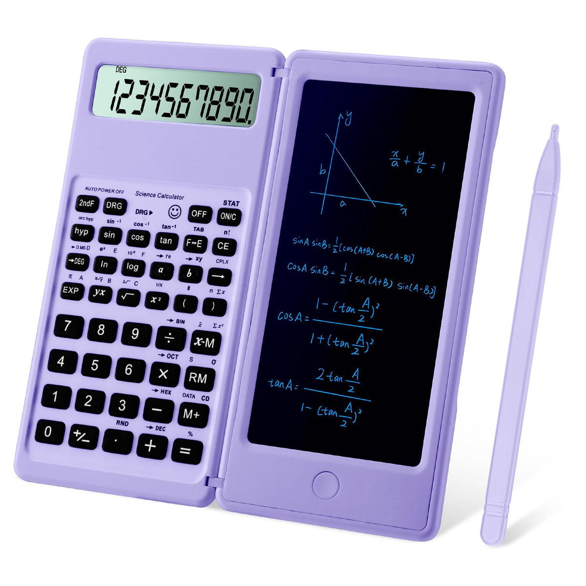 Calculadora Científica iPepul Pantalla Grande con Bloc de Notas para Estudiantes