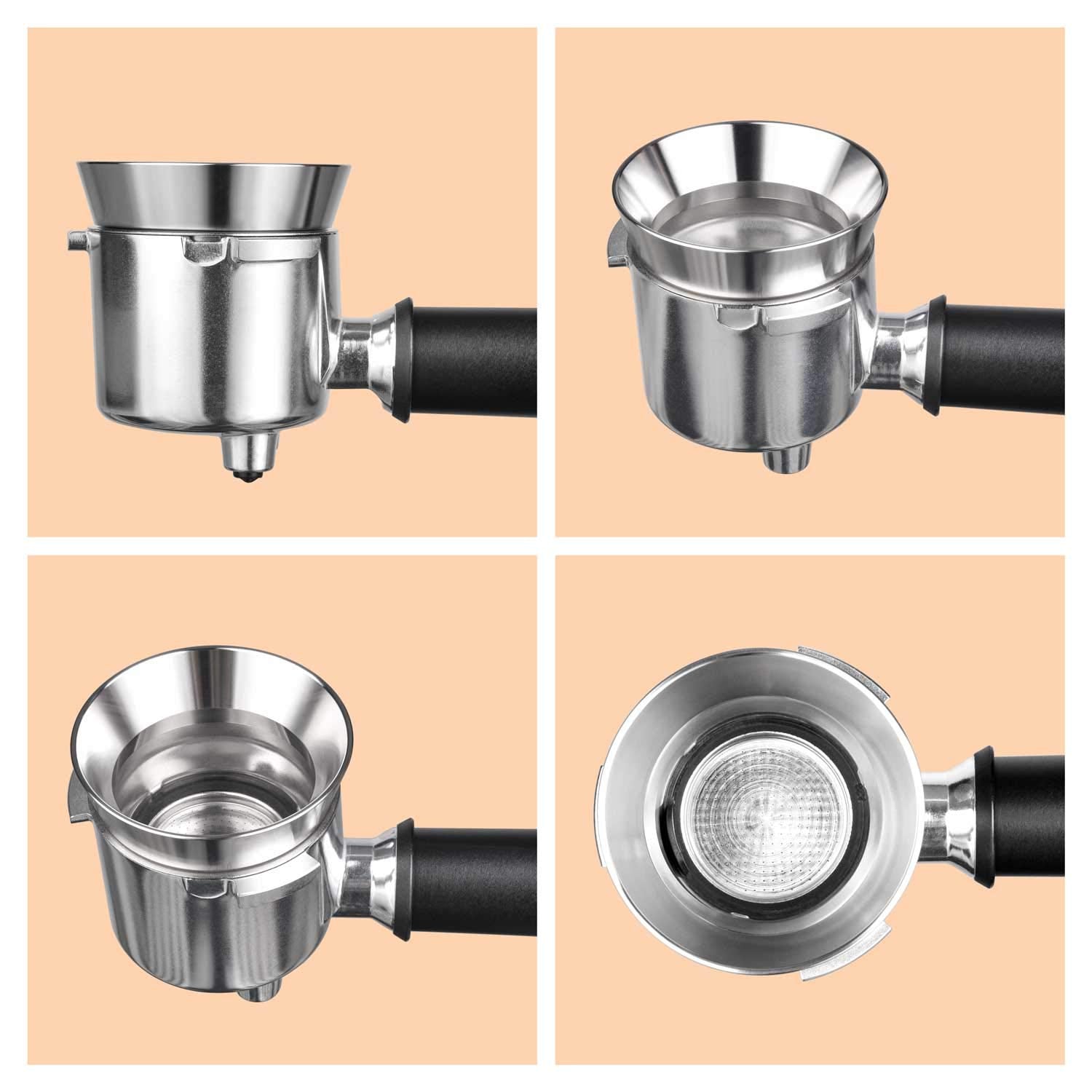 Embudo Dosificador de Café MATOW Acero Inoxidable 51 mm Compatible Con Portafiltro