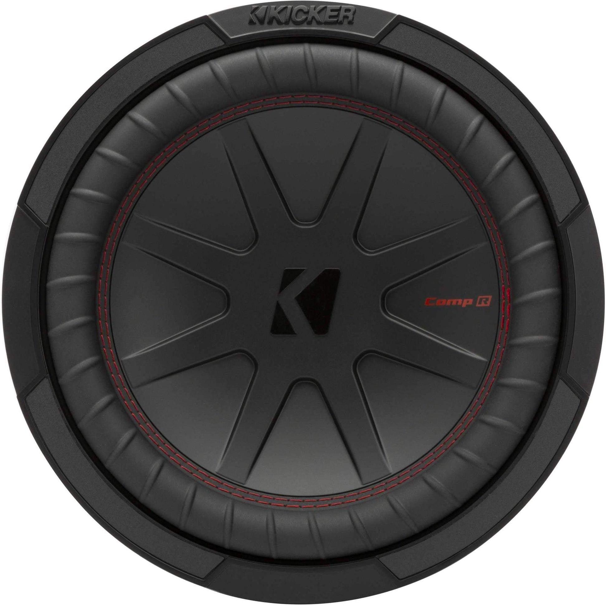KICKER 48CWR102 CompR Subwoofer de 10 pulgadas, DVC, 2 ohmios