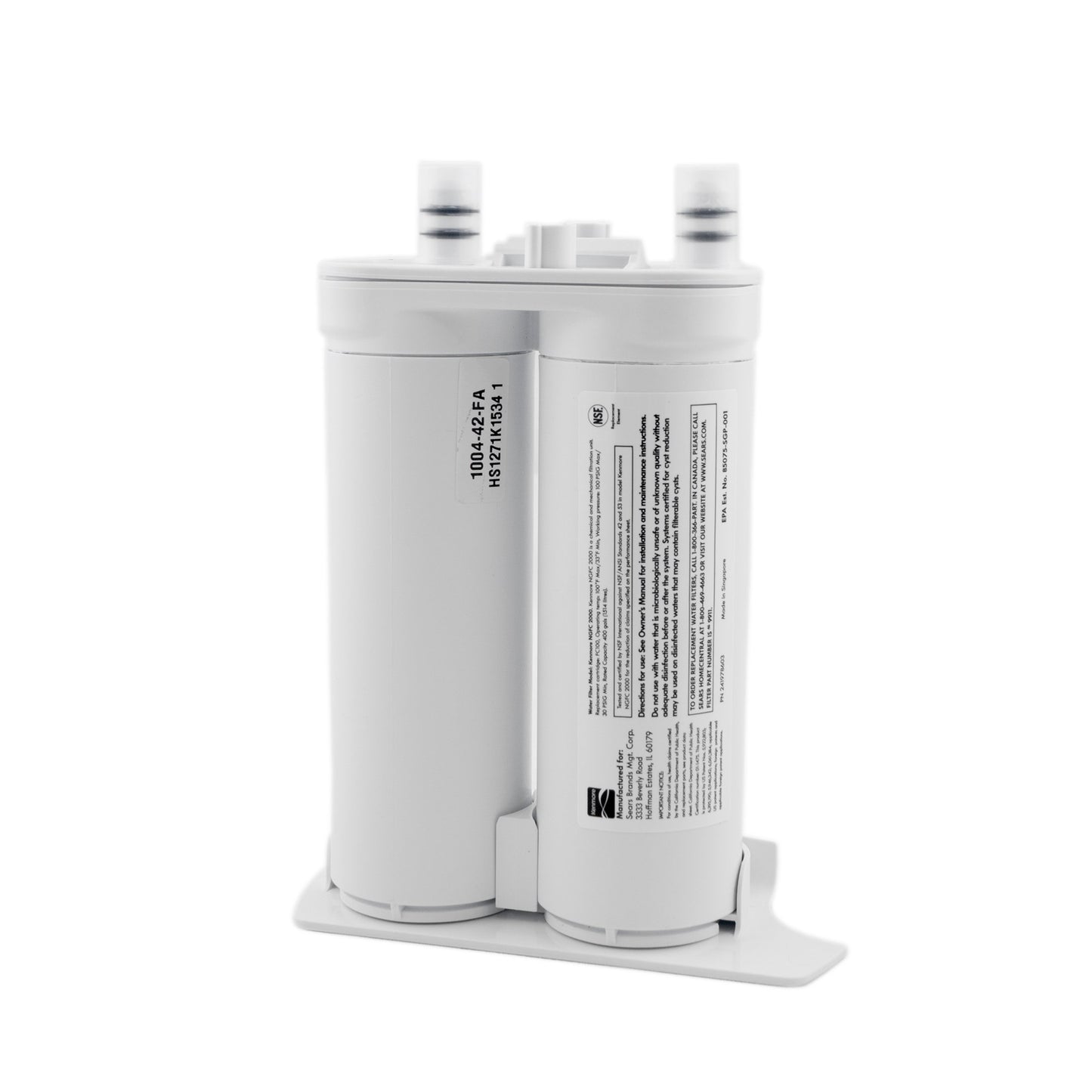 Filtro de Agua para Refrigerador Kenmore Blanco 9911