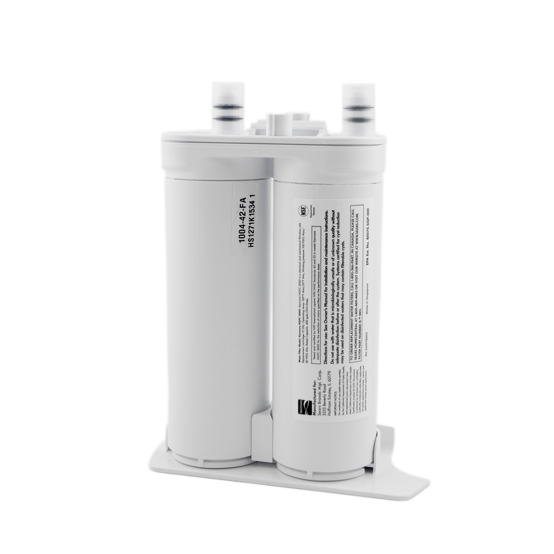 Filtro de Agua para Refrigerador Kenmore Blanco 9911