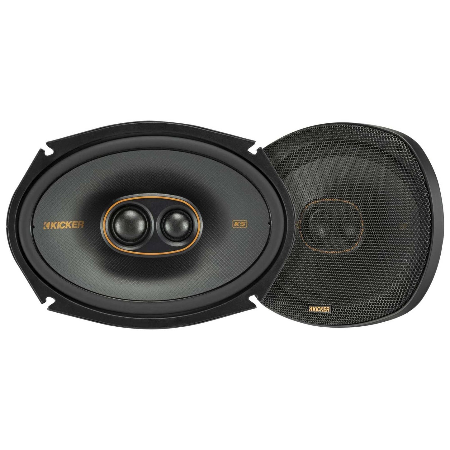 Par de altavoces KICKER 51KSC69304 KS-Series de 6x9, de 3 vías con tweeters de 1" y .75", 4 ohmios