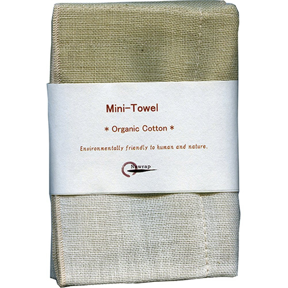 Nawrap 100% algodón orgánico, toalla para bebé, color café/marfil