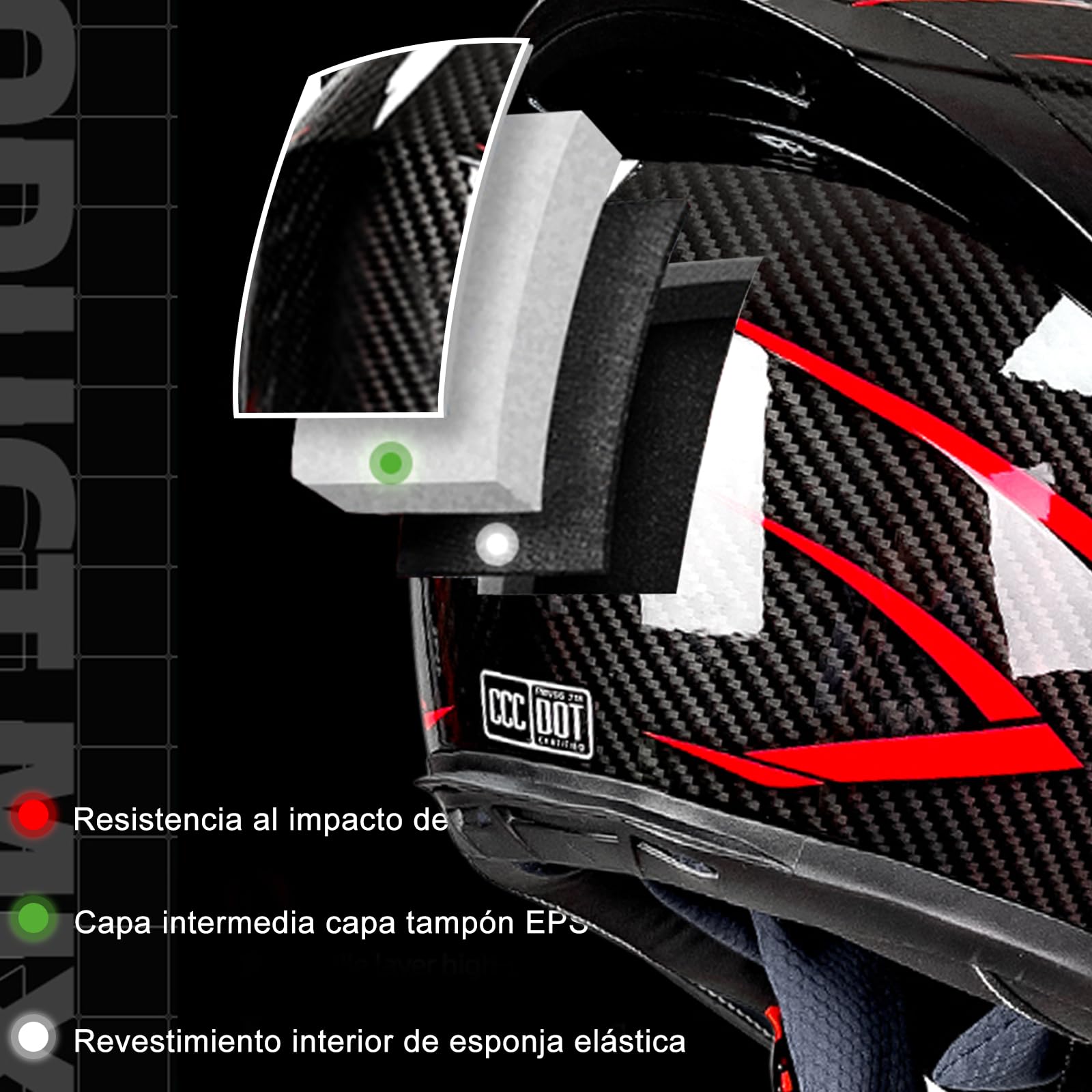 Casco Motocicleta,Cascos para Motos Certificados Dot,Cascos de Moto con Visor ANTIVAHO,Cascos Motocross Mujer Hombre Motos Accesorios (XL)