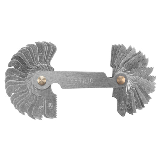 Medidor de Paso de Rosca Combinado Performance Tool Estándar y Métrico Construcción de Calidad