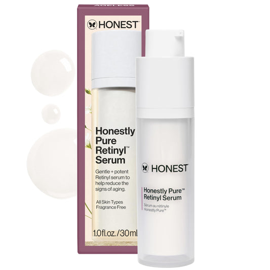 Honest Beauty Paraben Free Honestly Pure Retinol (R) Serum with Tapioca Encapsulated Time-Released Retinol, 1.0 fl. oz.