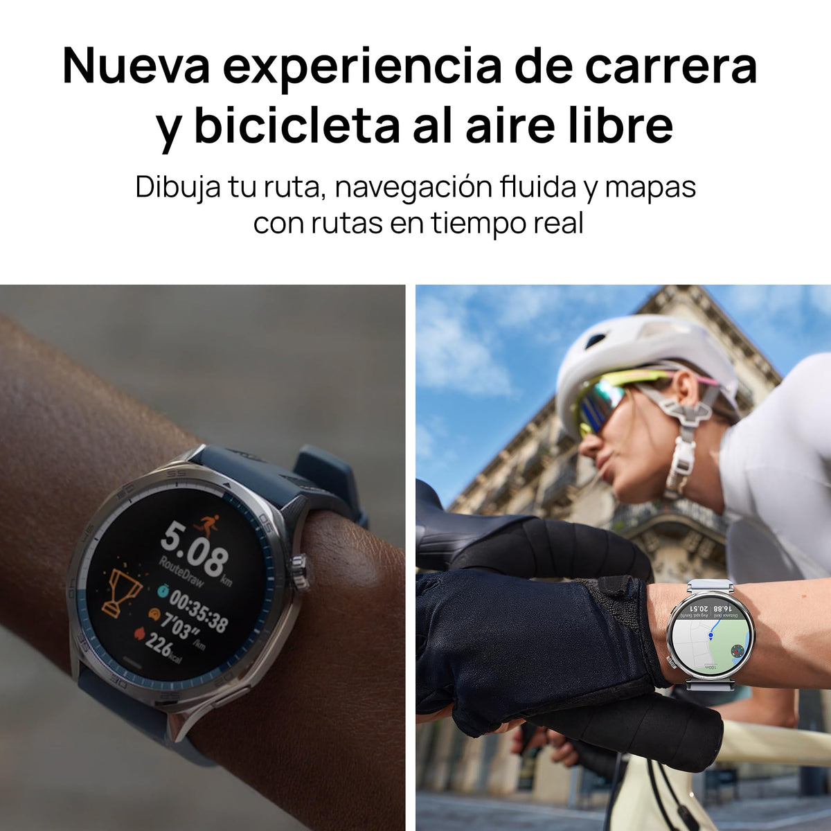 Smartwatch HUAWEI Watch GT 5 Azul 41mm GPS hasta 7 Días de Batería
