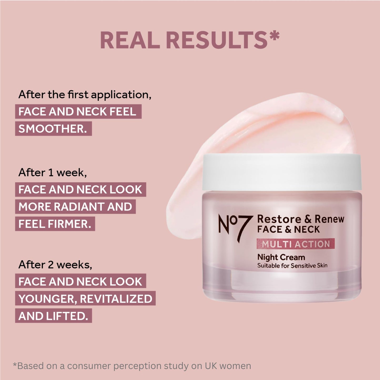 No7 Restore & Renew Face & Neck Multi Action Skincare System , pack of 1
