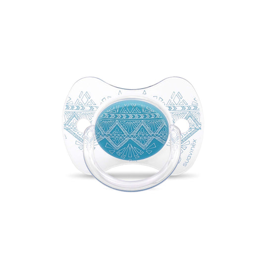 Chupete Suavinex Premium Azul Claro con Tetina Fisiológica de Silicona para Bebés de 0-4 Meses