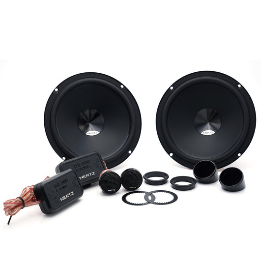 Hertz Audio - Sistema de altavoces por componentes DSK 165.3 de 6-1/2 pulgadas y 2 vías de la serie Dieci (DSK165.3)