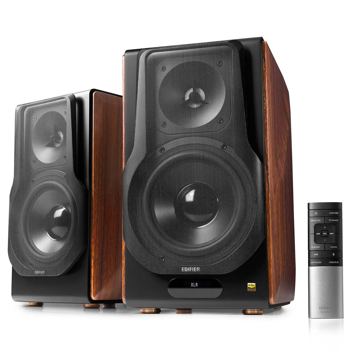 Altavoces Activos Edifier S3000MKII Negros con Bluetooth 5.0 aptX y Woofer de 6.5 Pulgadas para Audio de Alta Resolución