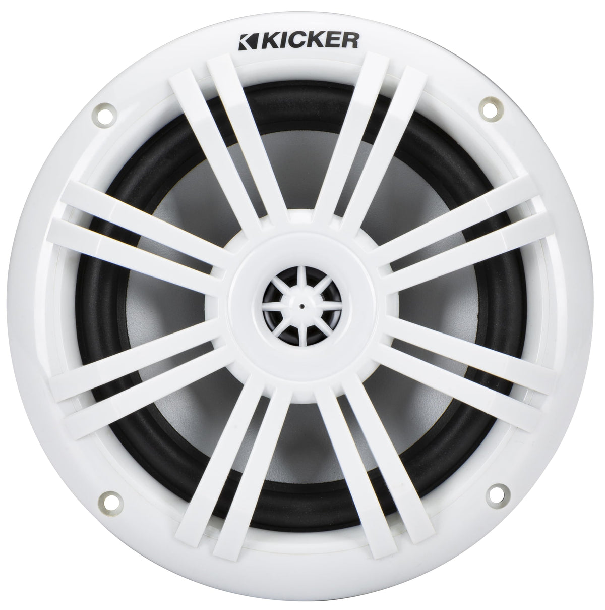 Altavoces Coaxiales KICKER Blanco LED Marine 6.5 Pulgadas 4Ω Par