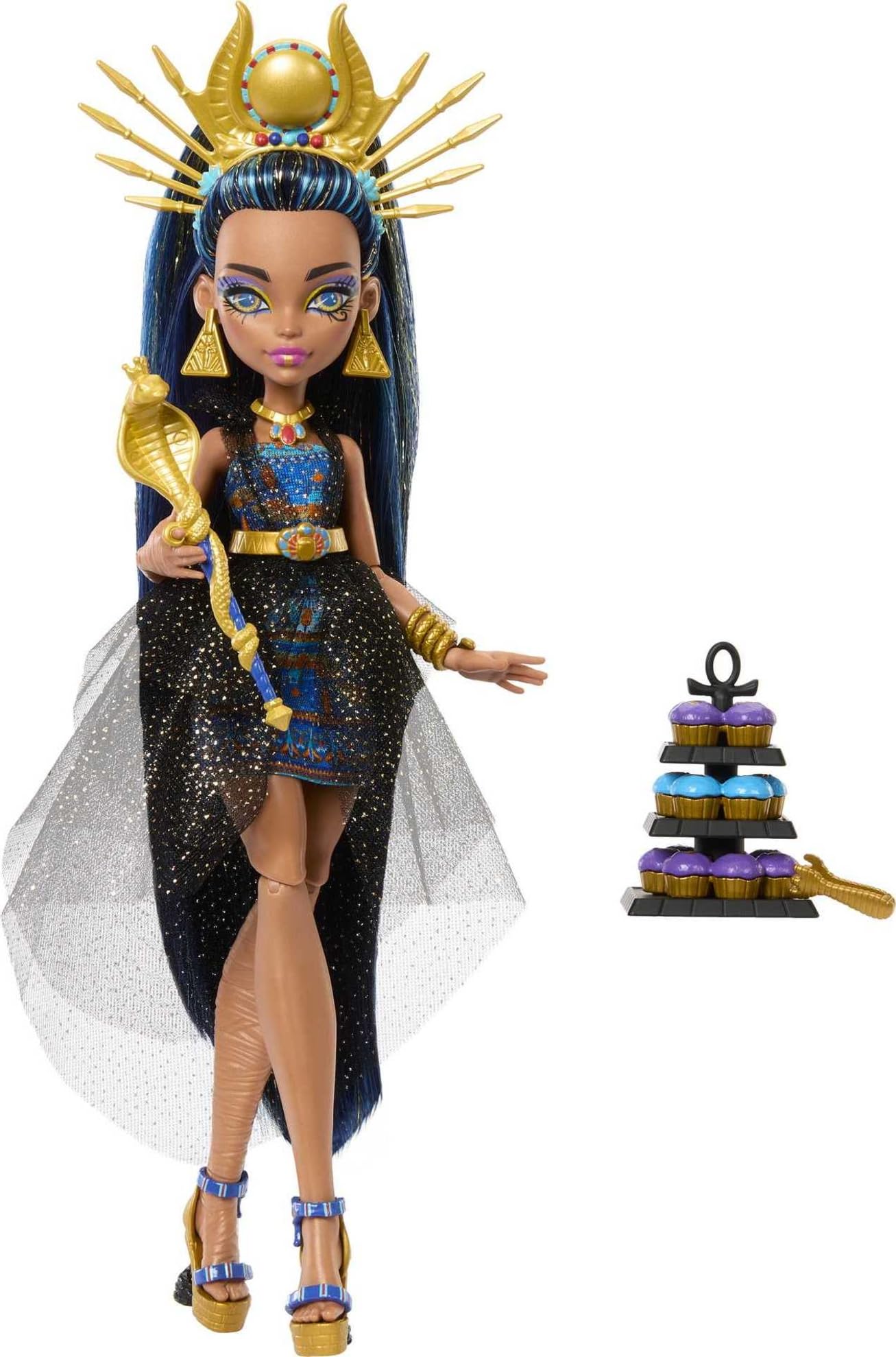 Muñeca Monster High Cleo Fiesta Monstruosa con Accesorios para Niñas