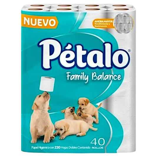 Papel Higiénico Pétalo Balance Blanco Aroma Delicioso