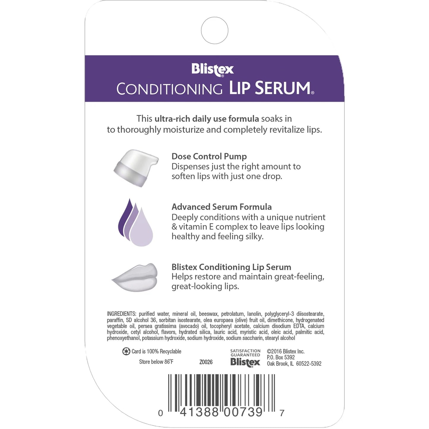 Blistex Conditioning Lip Suero hidratante (paquete de 2)