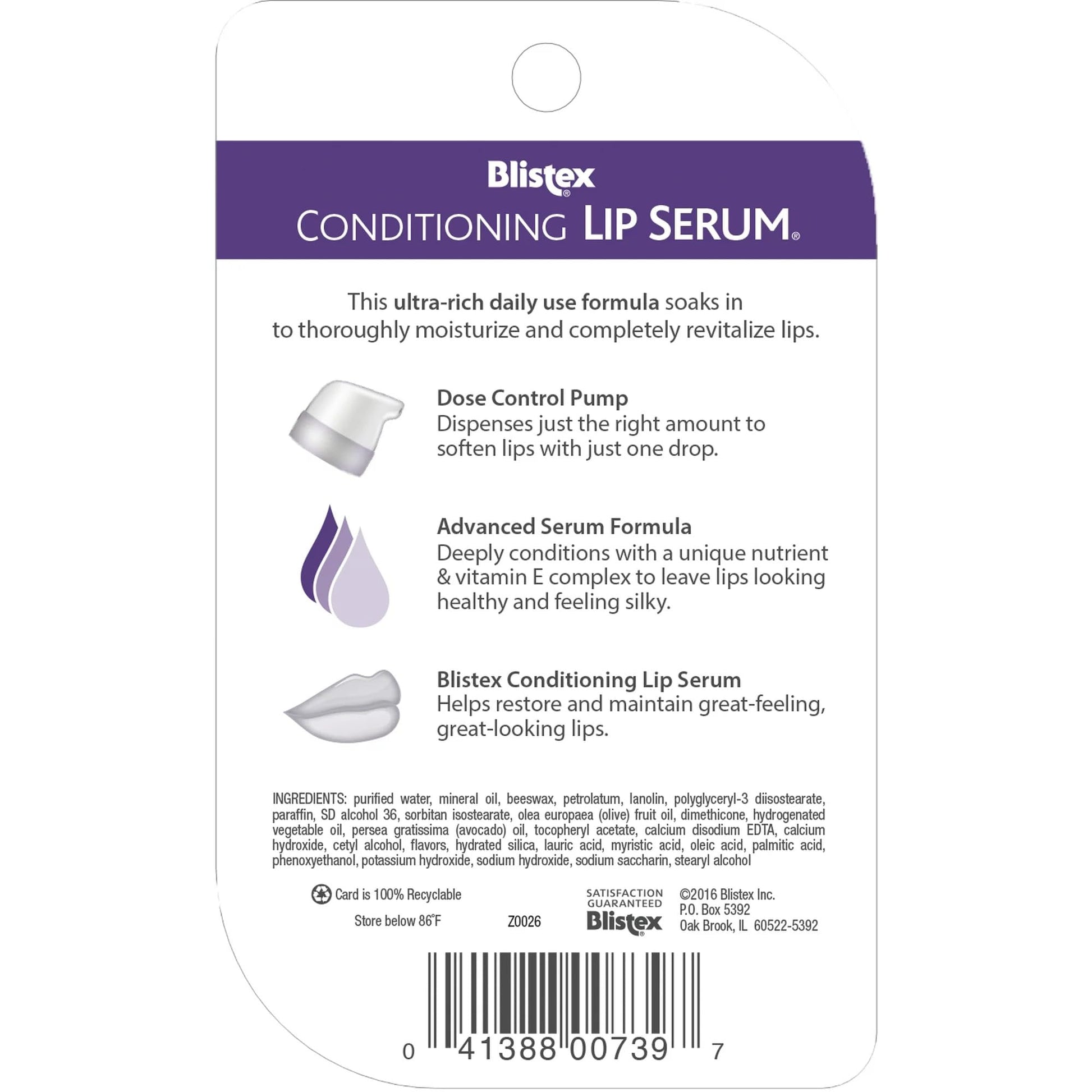Blistex Conditioning Lip Suero hidratante (paquete de 2)