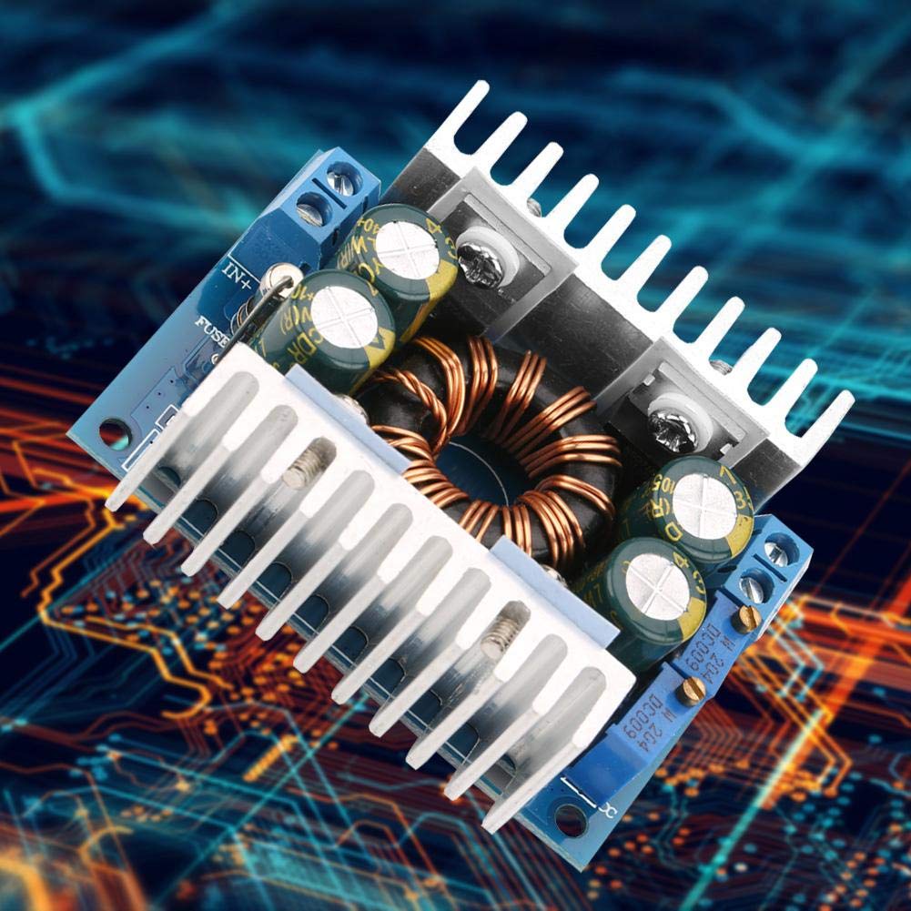 Módulo de Fuente de Alimentación Walfront Azul 5-30V a 1.25-30V Step Up Down Convertidor Regulador de Voltaje