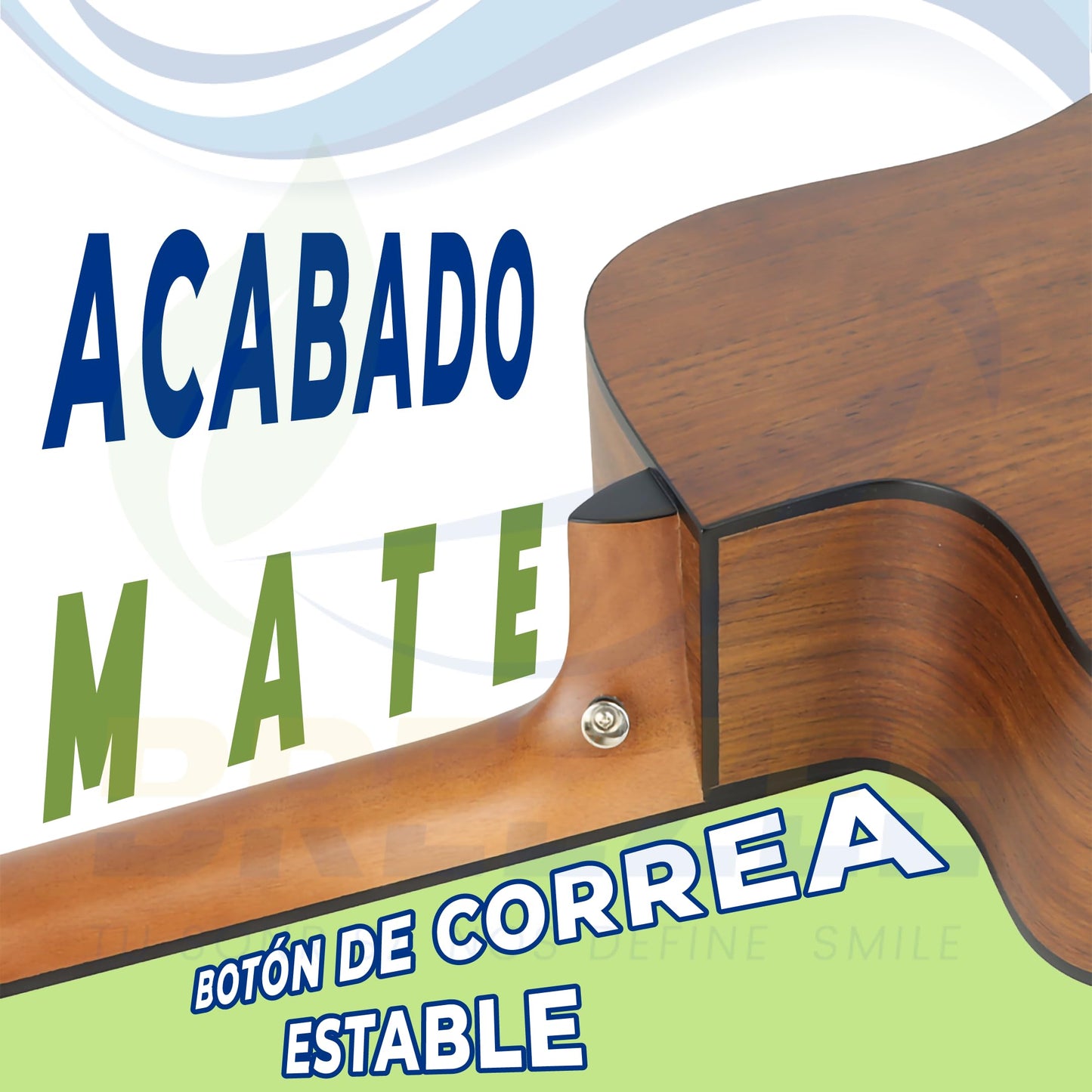 BREEZEE Guitarra Acústica Docerola de 42 Pulgadas, 12 Cuerdas, Fabricada en Nogal Incluye Accesorios, Set de Cuerdas Extra, Funda Transportadora, Capo, Correa, Plumillas y Afinador, Guitarra de Abeto