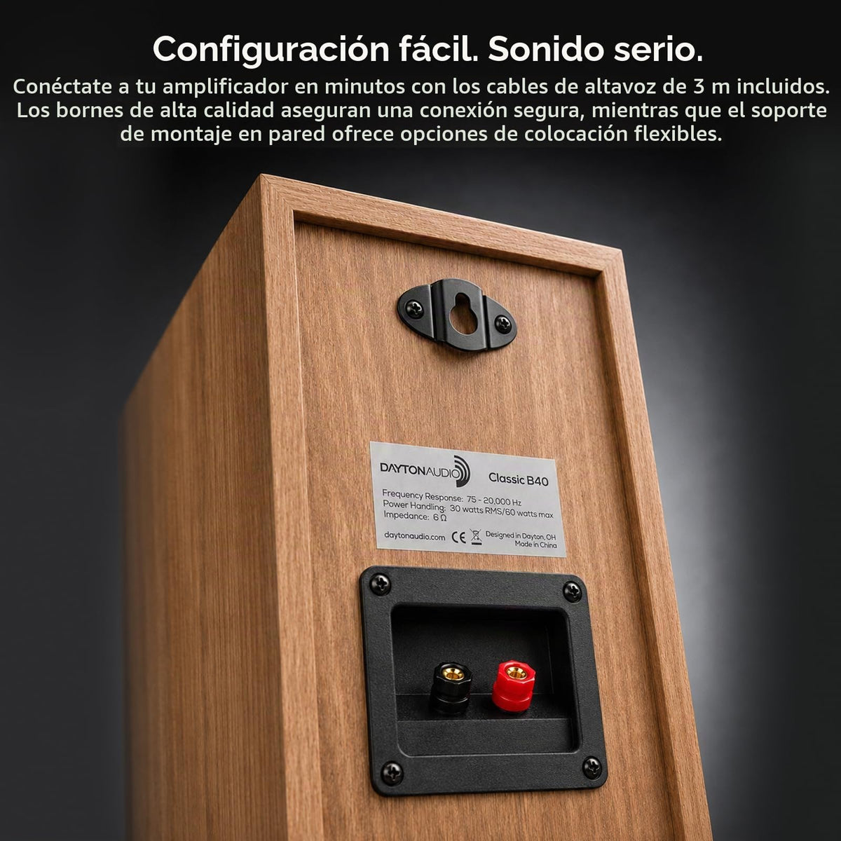 Altavoces Dayton Audio B40 Estantería
