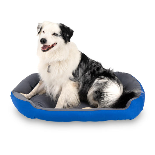 Cama para Perro Hills Azul Gris Resistente y Confortable con Relleno Suave