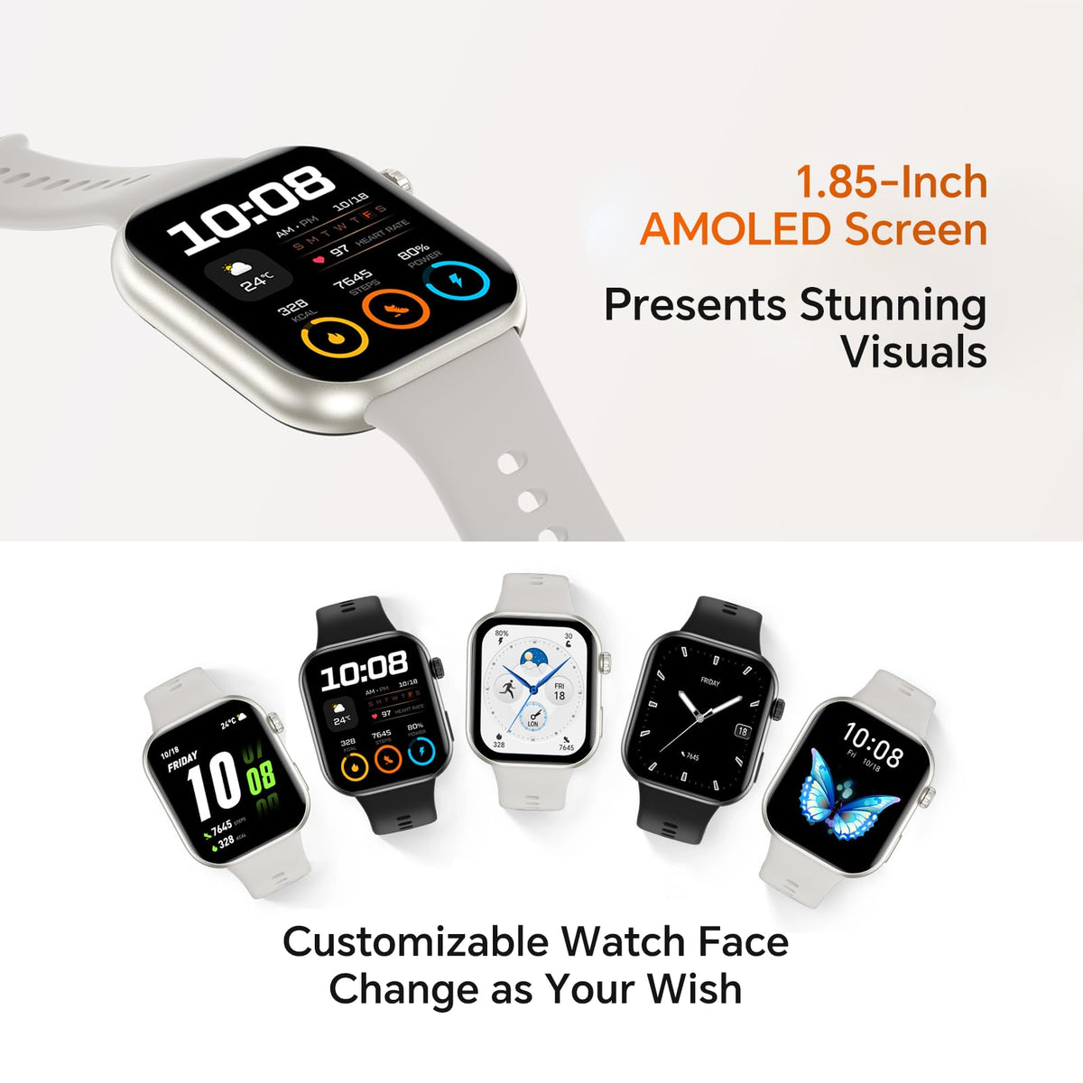 Smartwatch HONOR Choice 2i Negro 1.85 Pulgadas AMOLED 14 Días Autonomía para Hombre