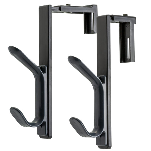 Ganchos de Doble Capa Officemate Ajustables Blanco Paquete de 2