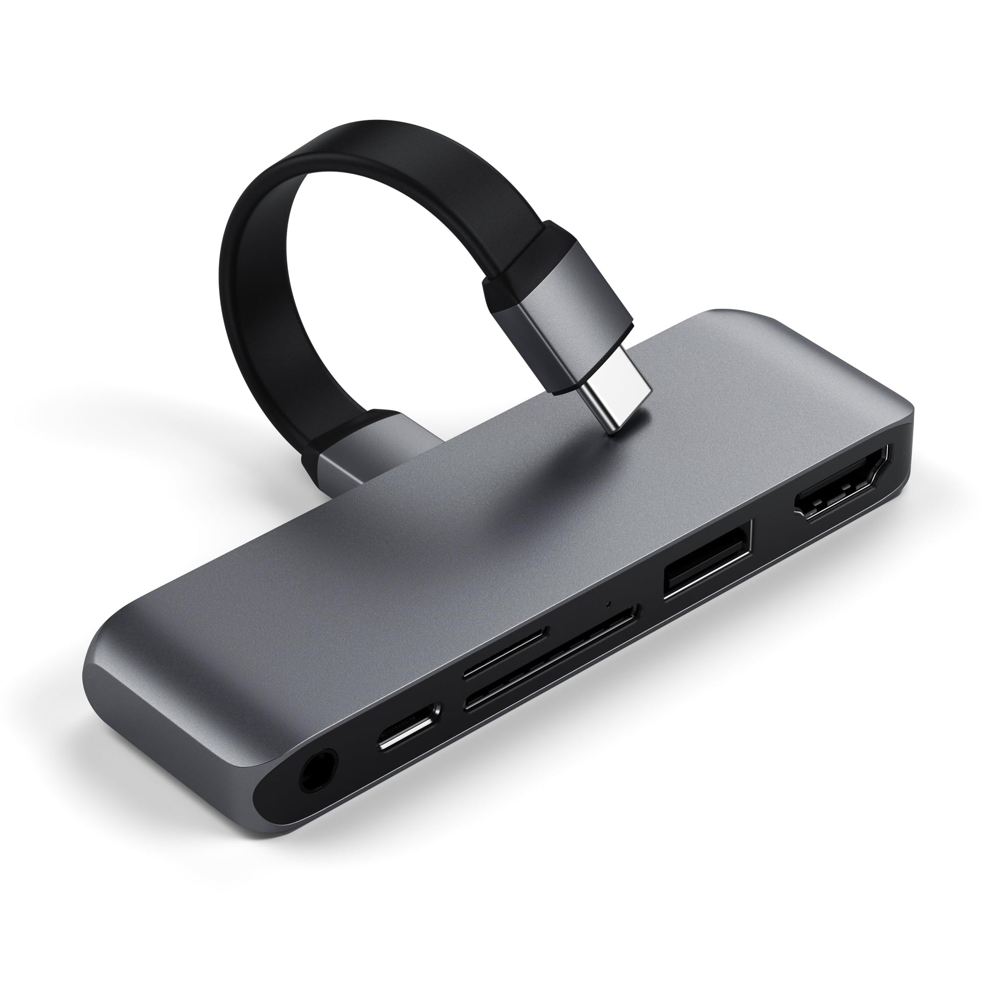 Adaptador SD Pro Móvil SATECHI Aluminio con Carga USB-C PD y HDMI 4K para iPad Pro, iPad Air, iPad Mini