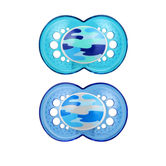 MAM Camo Orthodontic Pacifier, Boy, 16+ Months, 2-Count