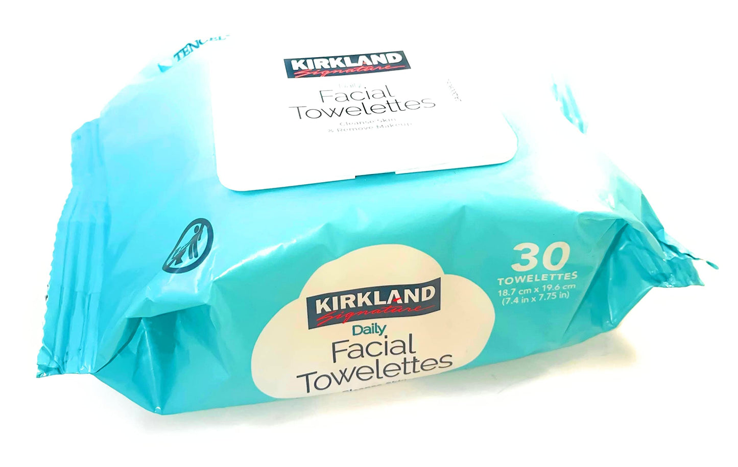 30 Toallitas Faciales para uso Diario Kirkland Signature