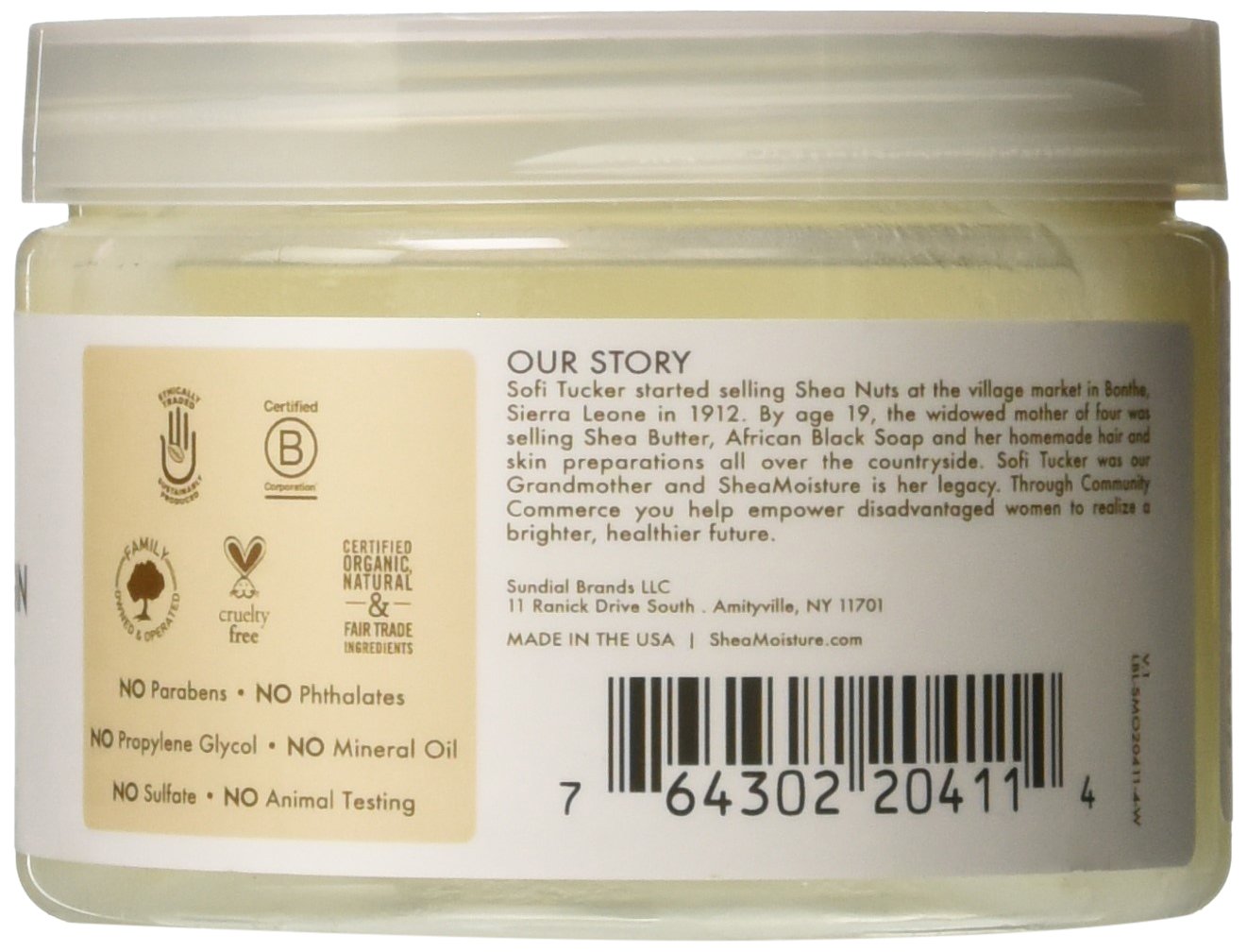Shea Moisture 100% extra virgin coconut oil head-to-toe nourishing hydration