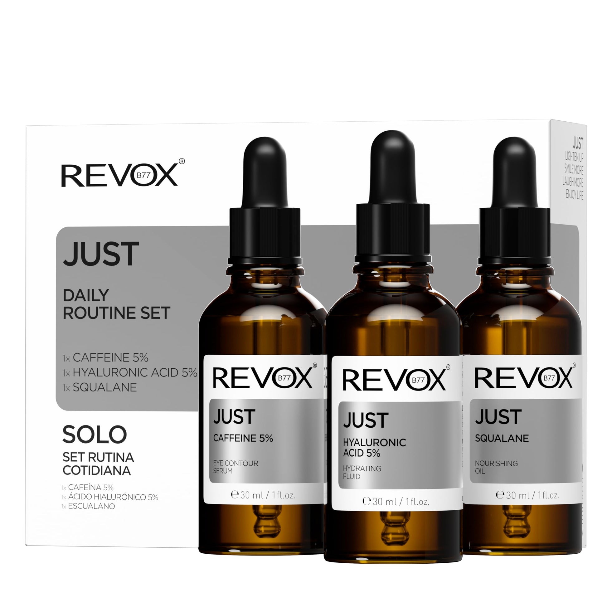 REVOX B77 JUST SET RUTINA COTIDIANA 3X 30ML C/U