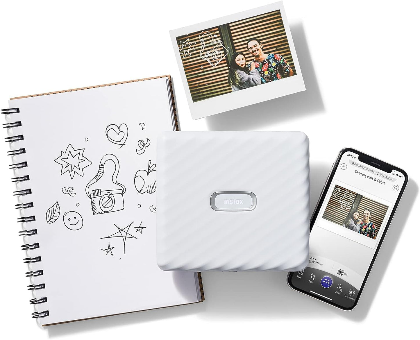 Fujifilm Impresora instax Link Wide Blanca