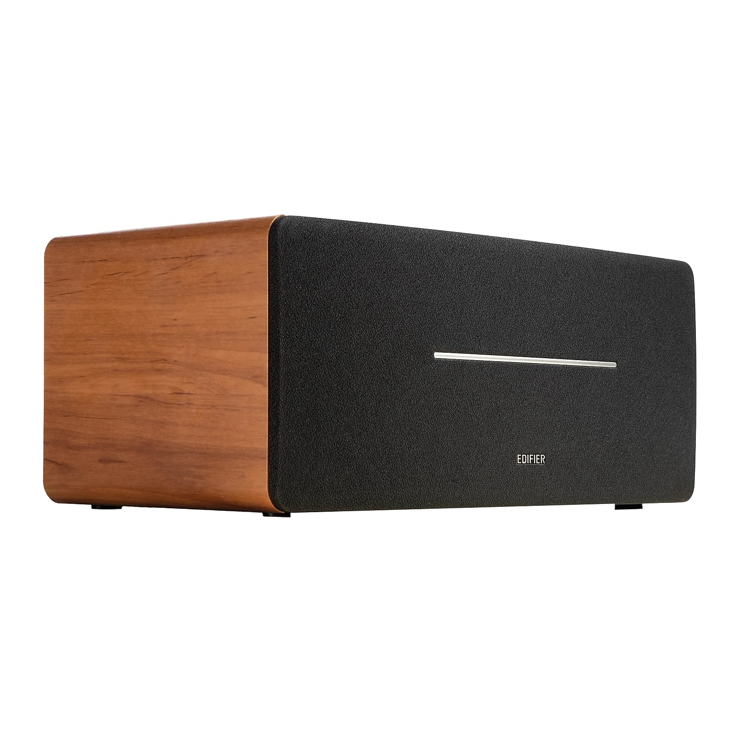Edifier Altavoz de estantería D12 - Altavoz Bluetooth estéreo de Escritorio Integrado - Altavoz de computadora inalámbrico para Uso de Escritorio - 70 vatios RMS con Salida de línea de subwoofer