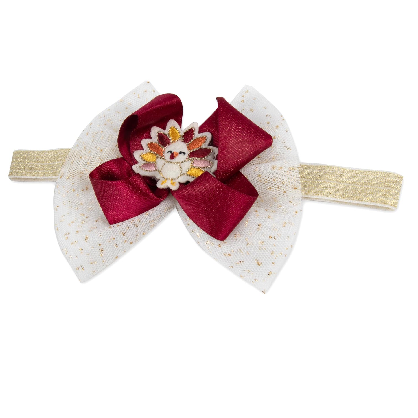 Baby Essentials - Juego de regalo de babero, botines y diadema, accesorio de Acción de Gracias para recién nacidos y bebés (blanco, rojo, mi primer día de Acción de Gracias, 0-12 meses)