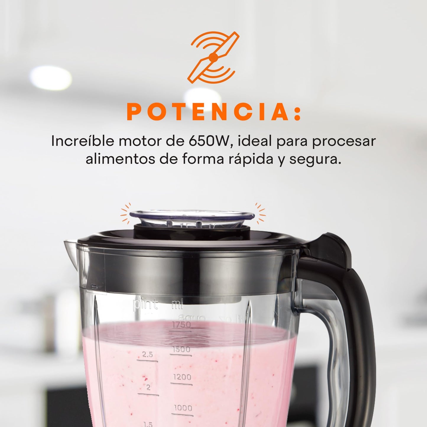 Hukën x MasterChef | Sistema de Cocina Chef Deluxe | 650W de Potencia | Más de 10 Accesorios para Licuar, Triturar, Rebanar y Más | Panel Digital | Acabados de Acero Inoxidable