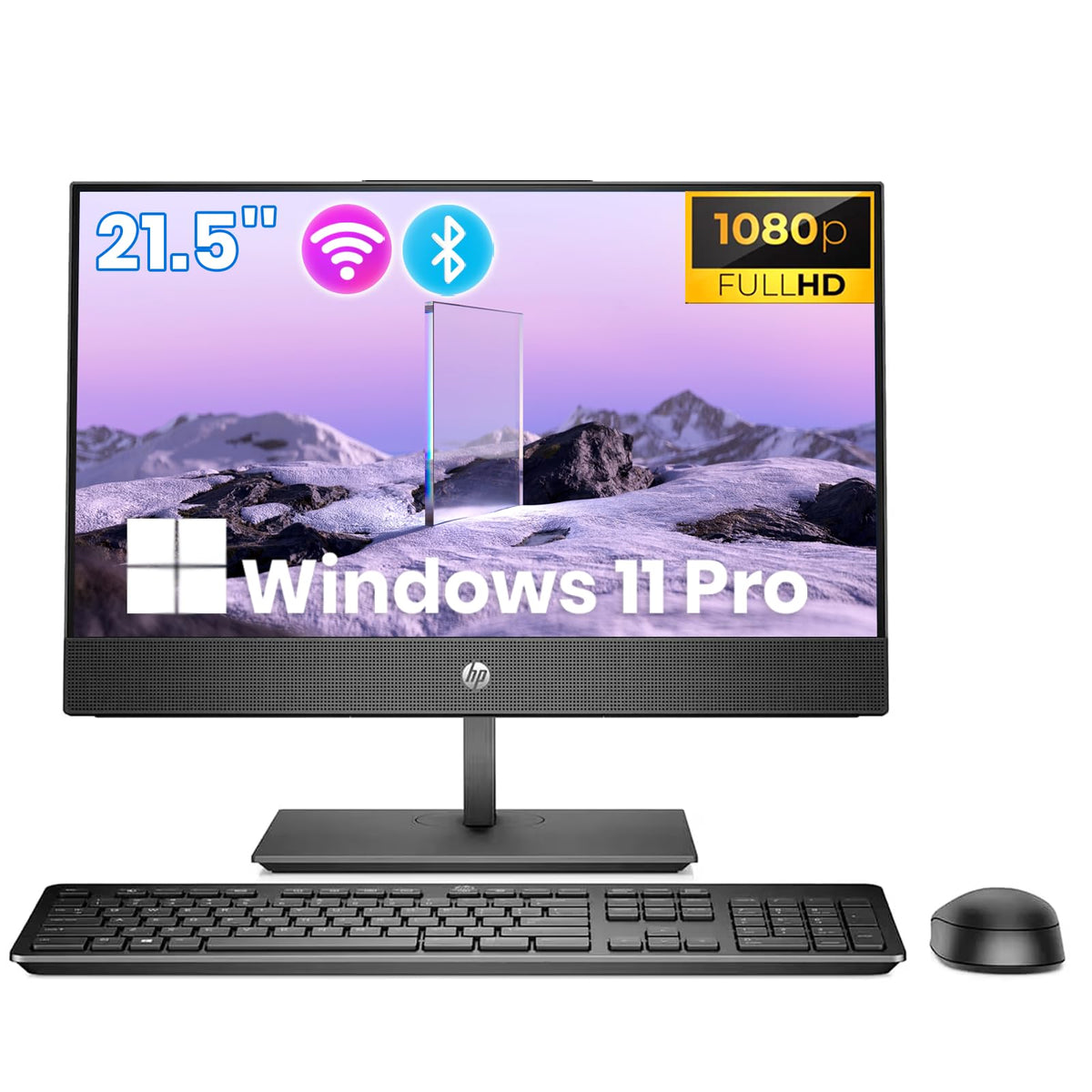 Computadora Todo en Uno HP ProOne 600 G5 Plata con i5-8500T y SSD 500GB Renovado