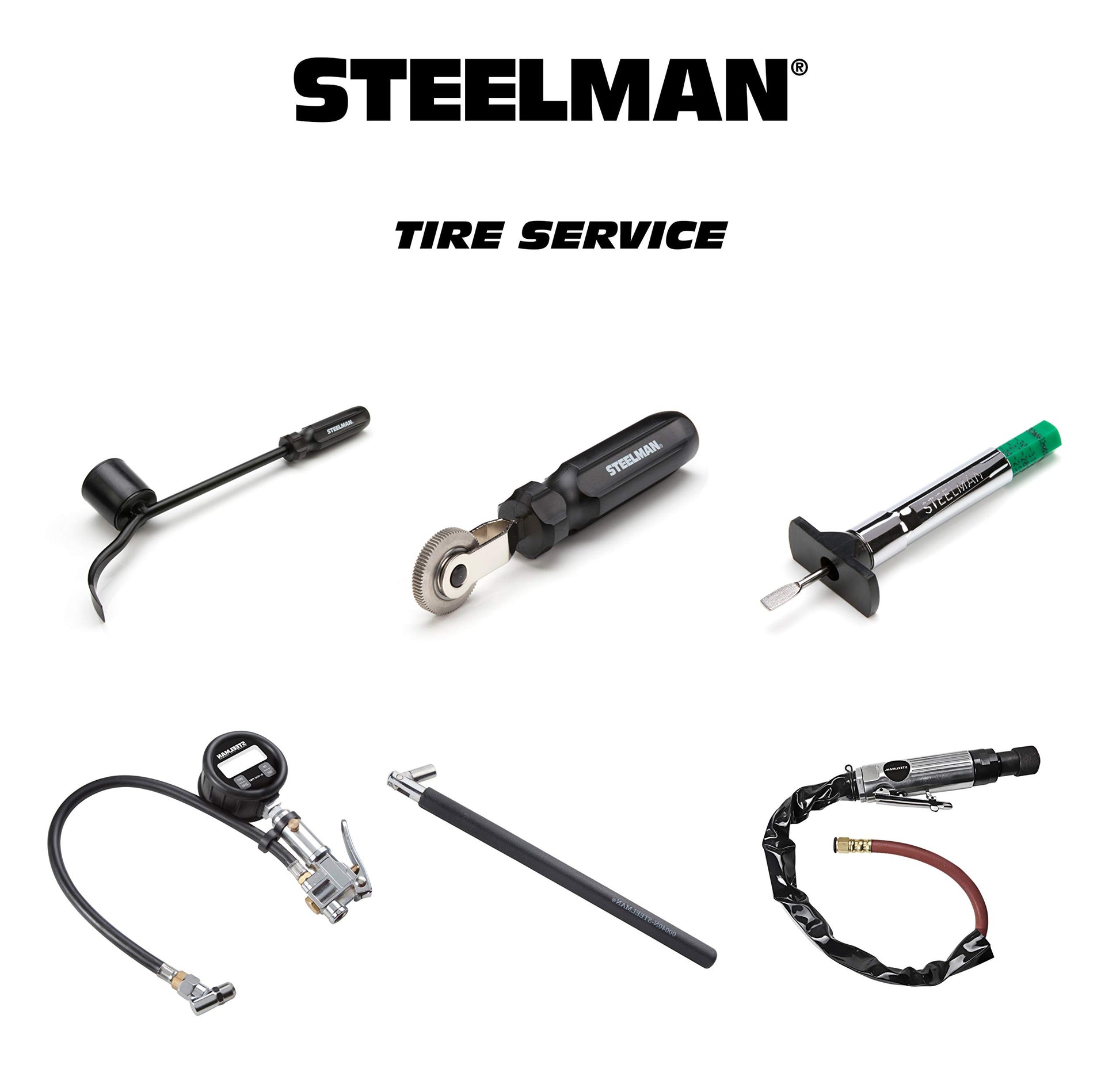 Calibre de Profundidad Steelman Codificado por Colores que Identifica Banda de Rodadura en Neumáticos
