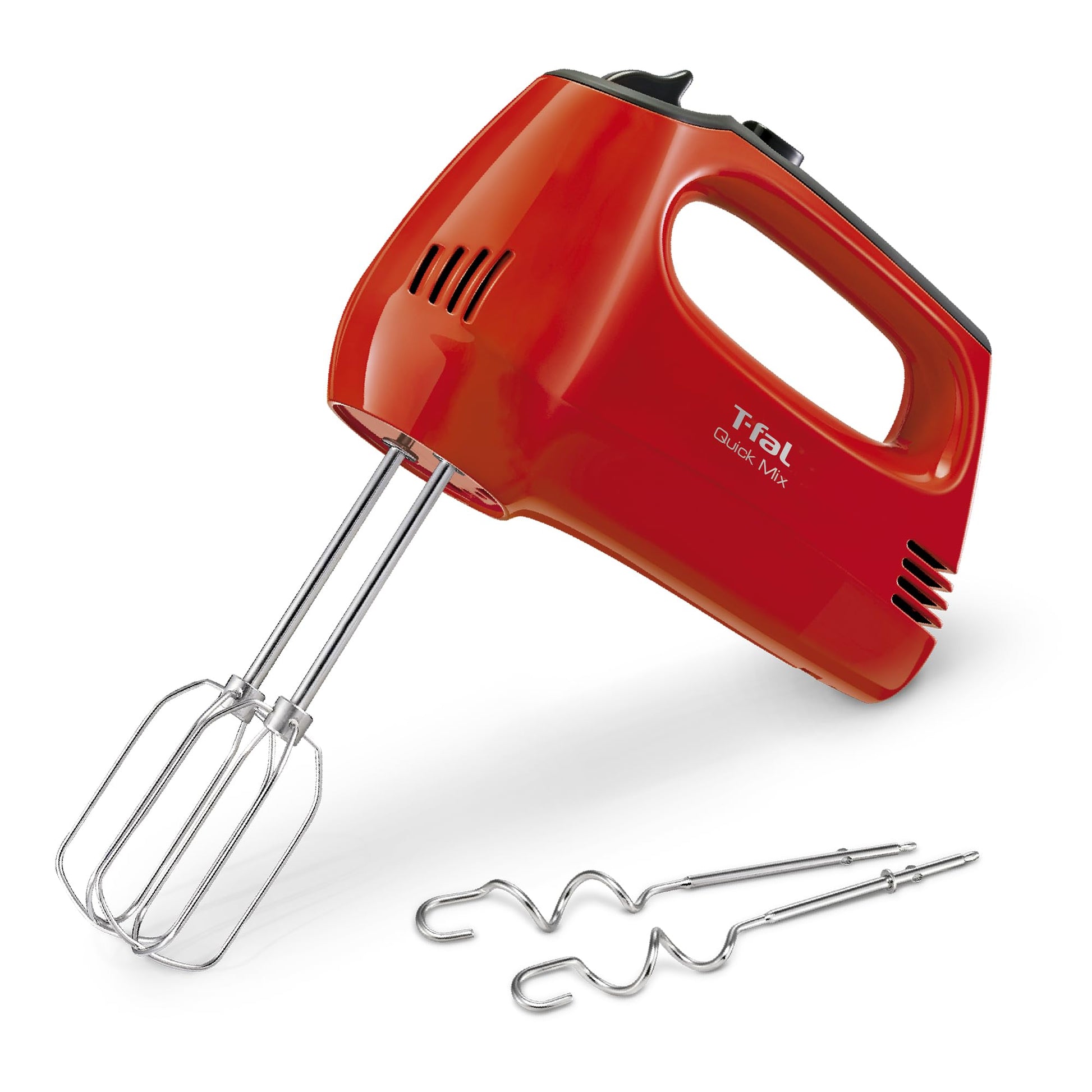 Batidora de Mano T-fal, Quick Mix 5 Velocidades, roja, modelo HT3105-ROJA