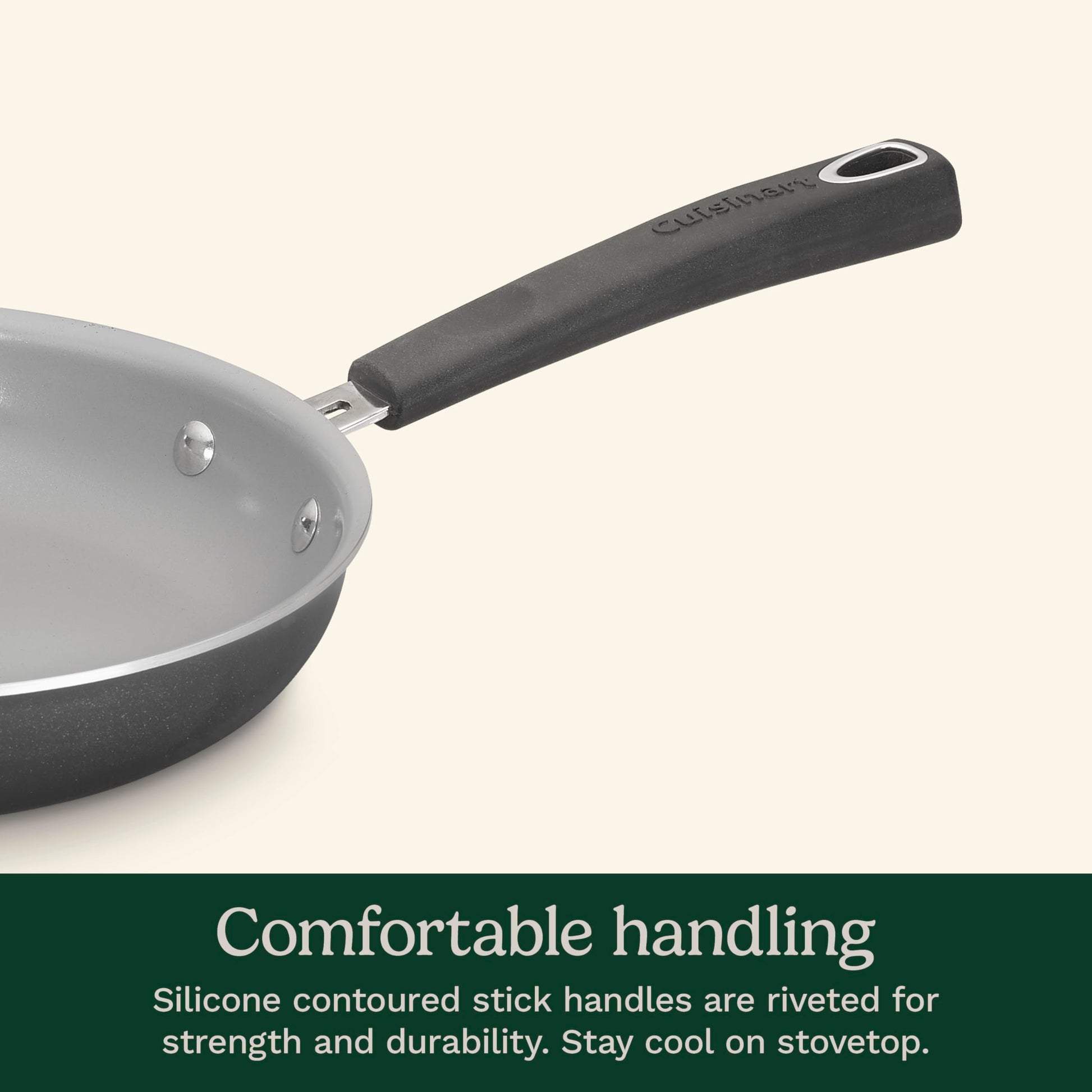 Cuisinart Advantage Ceramica XT Batería de cocina, Negro, Mediano, 1
